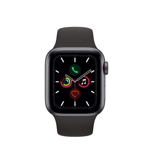 Apple Watch Series 5 (GPS + Cellular, 40mm) - Space Gray Aluminium Case with Black Sport Band 1