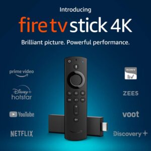 Fire TV Stick 4K with All-New Alexa Voice Remote Streaming Media Player
